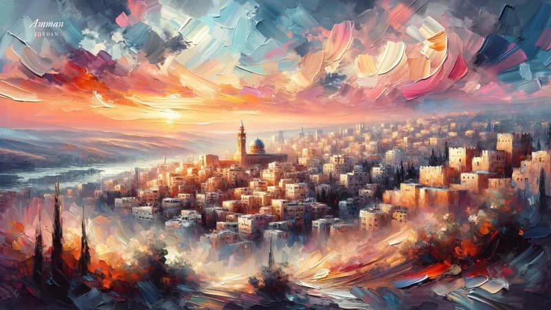 Amman, Jordan, par PicturalArt