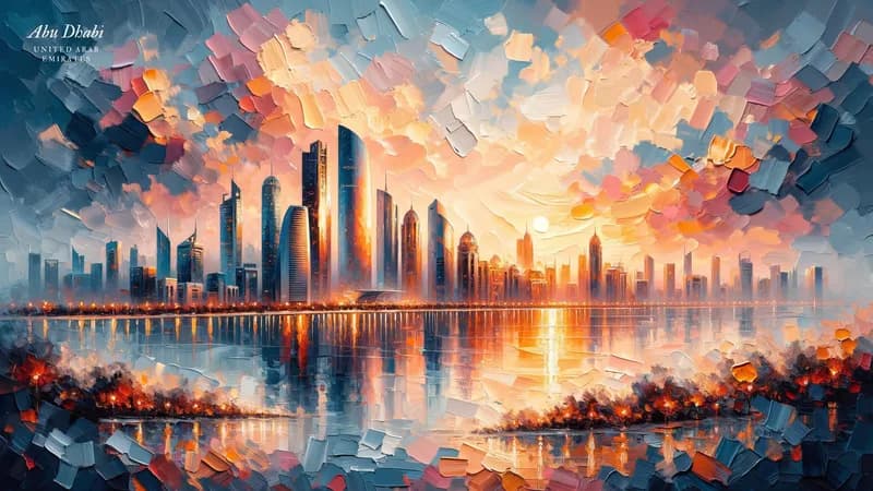 Abu Dhabi, United Arab Emirates, par PicturalArt